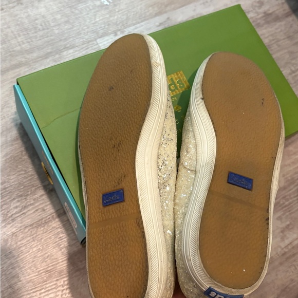 Keds x Kate Spade Glitter Shoes! Size 6.5, gently used. Includes original box! - Picture 2 of 4